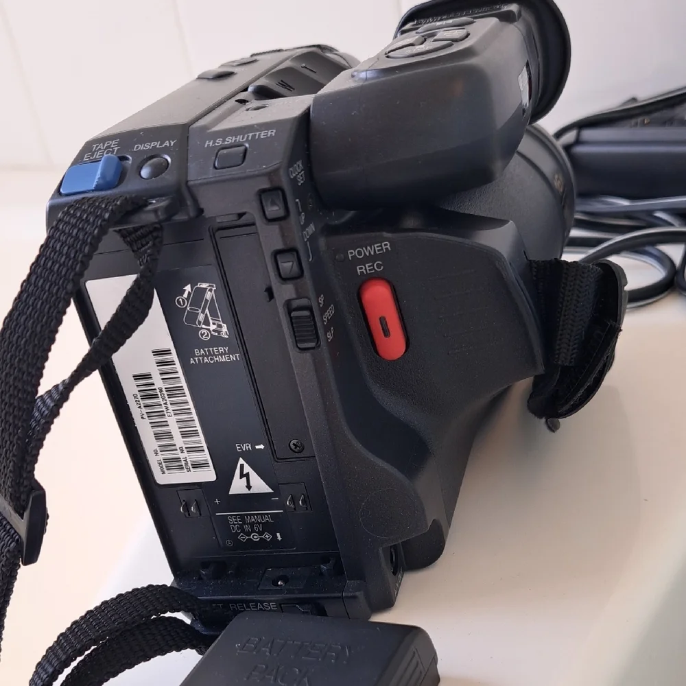 Panasonic Black Video Camcorder with 16x Optical Zoom